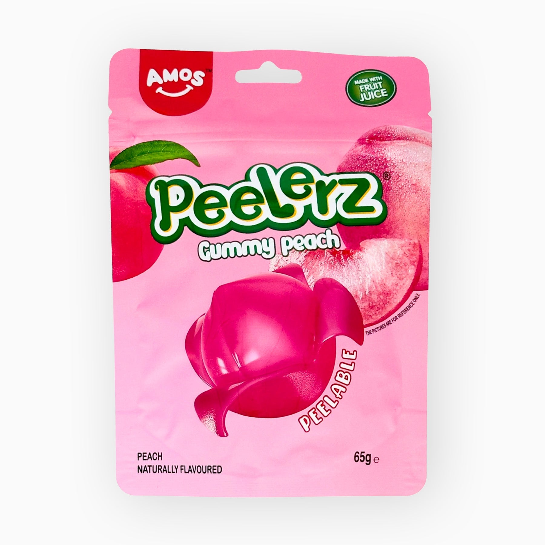 Amos Peelerz Gummy Peach 65 G