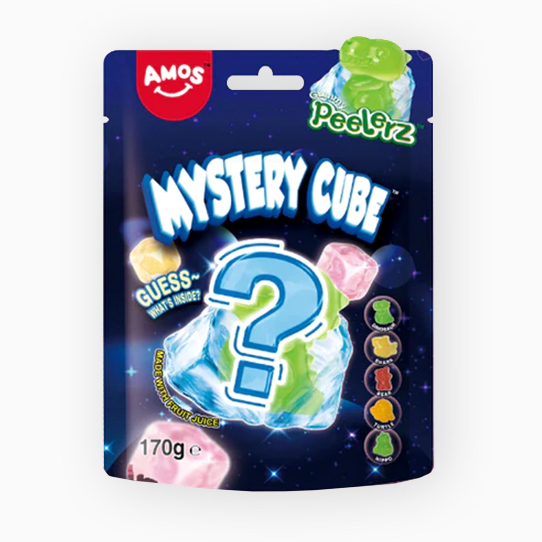 Amos Peelerz Gummy Mystery Cube 65g 1