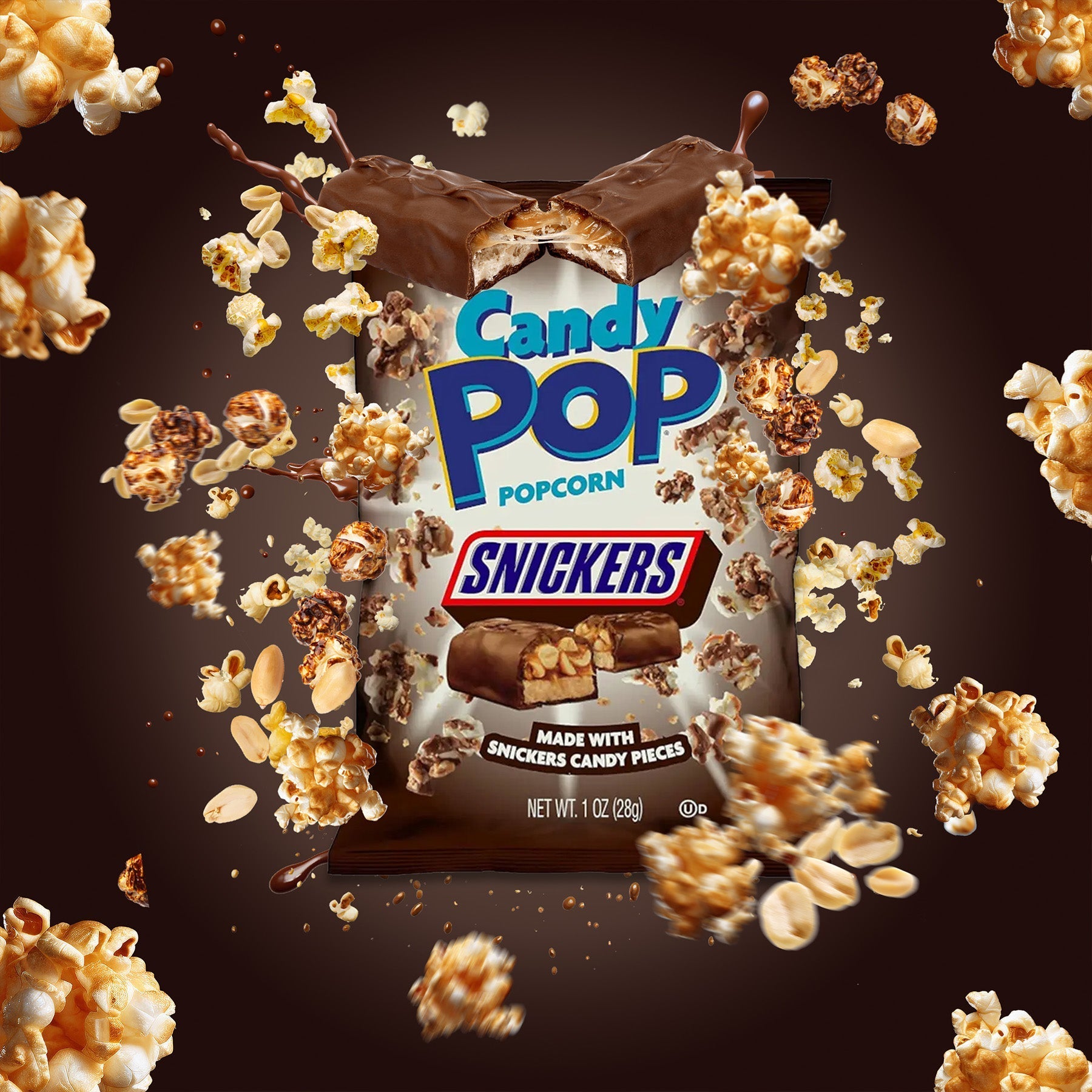 Candy Pop Popcorn Snickers 28g 2