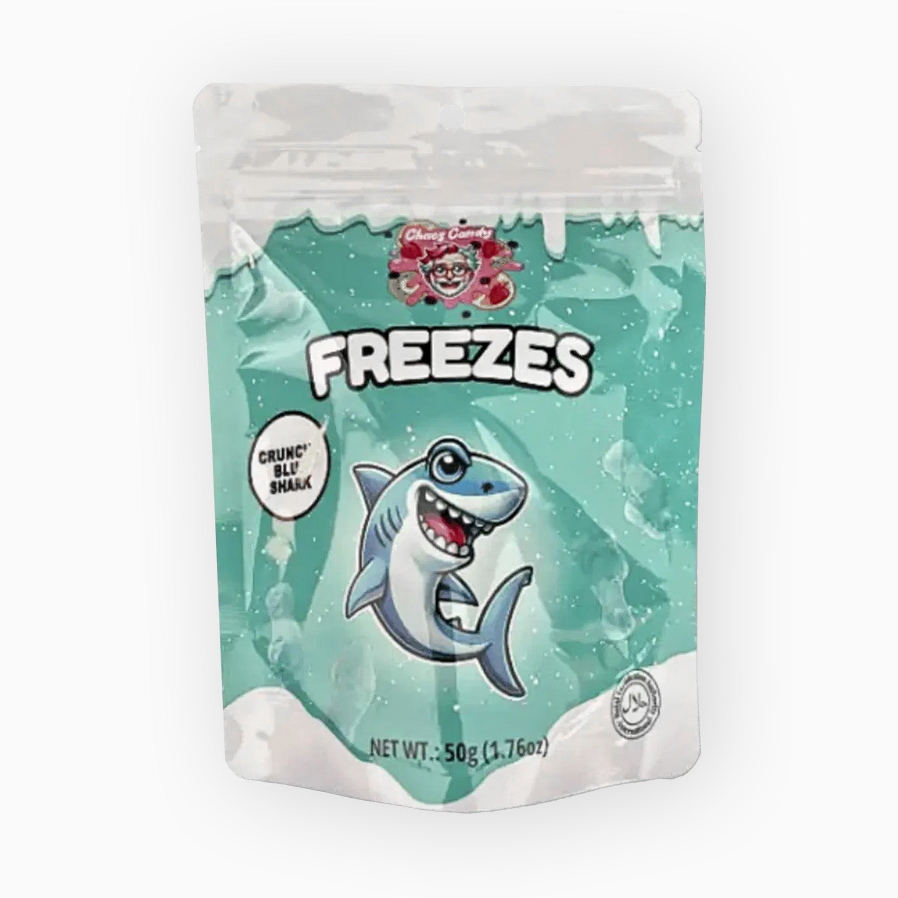 Chaos Candy Freezes Crunchy Blue Sharks 50 G