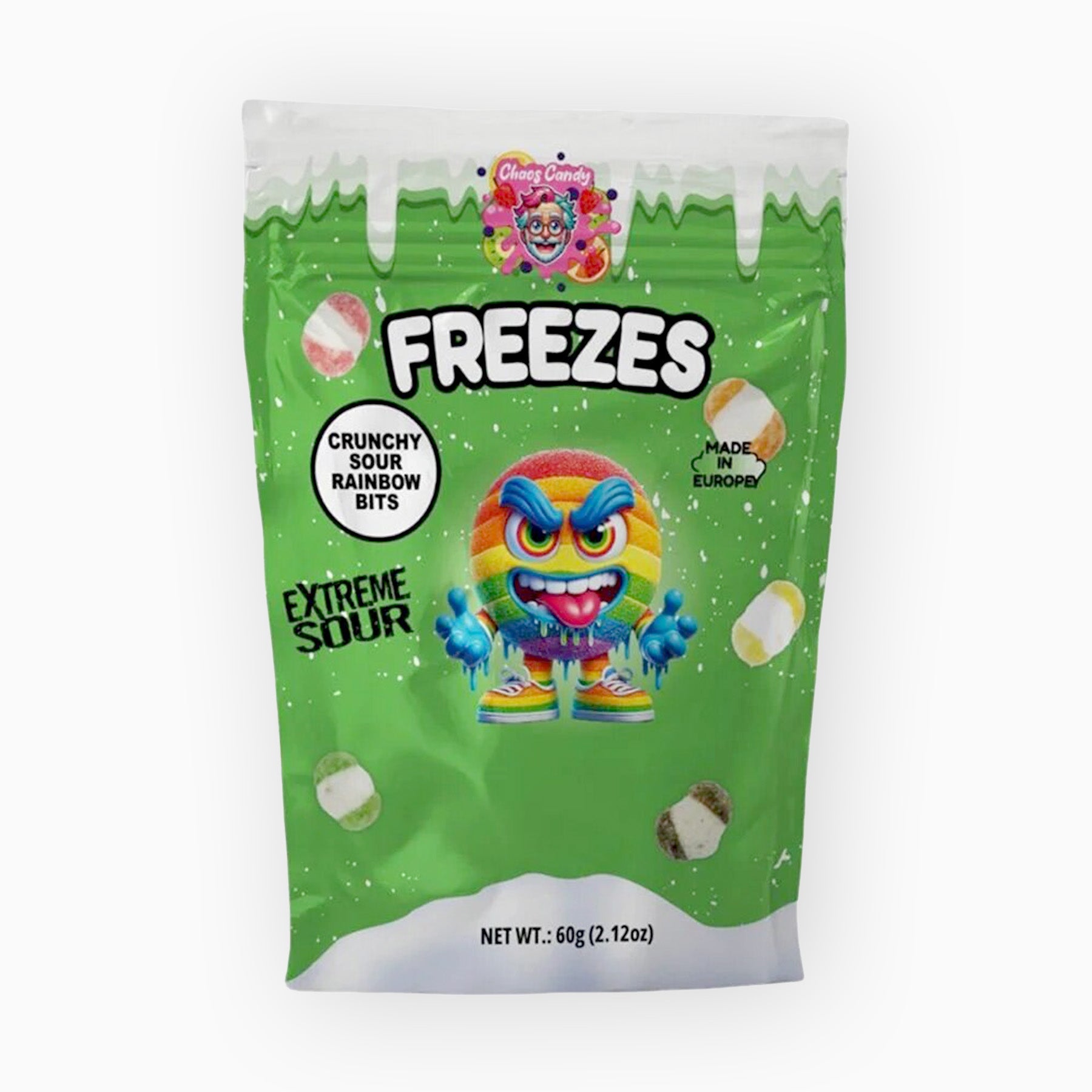 Chaos Candy Freezes Crunchy Rainbow Sour 60 G