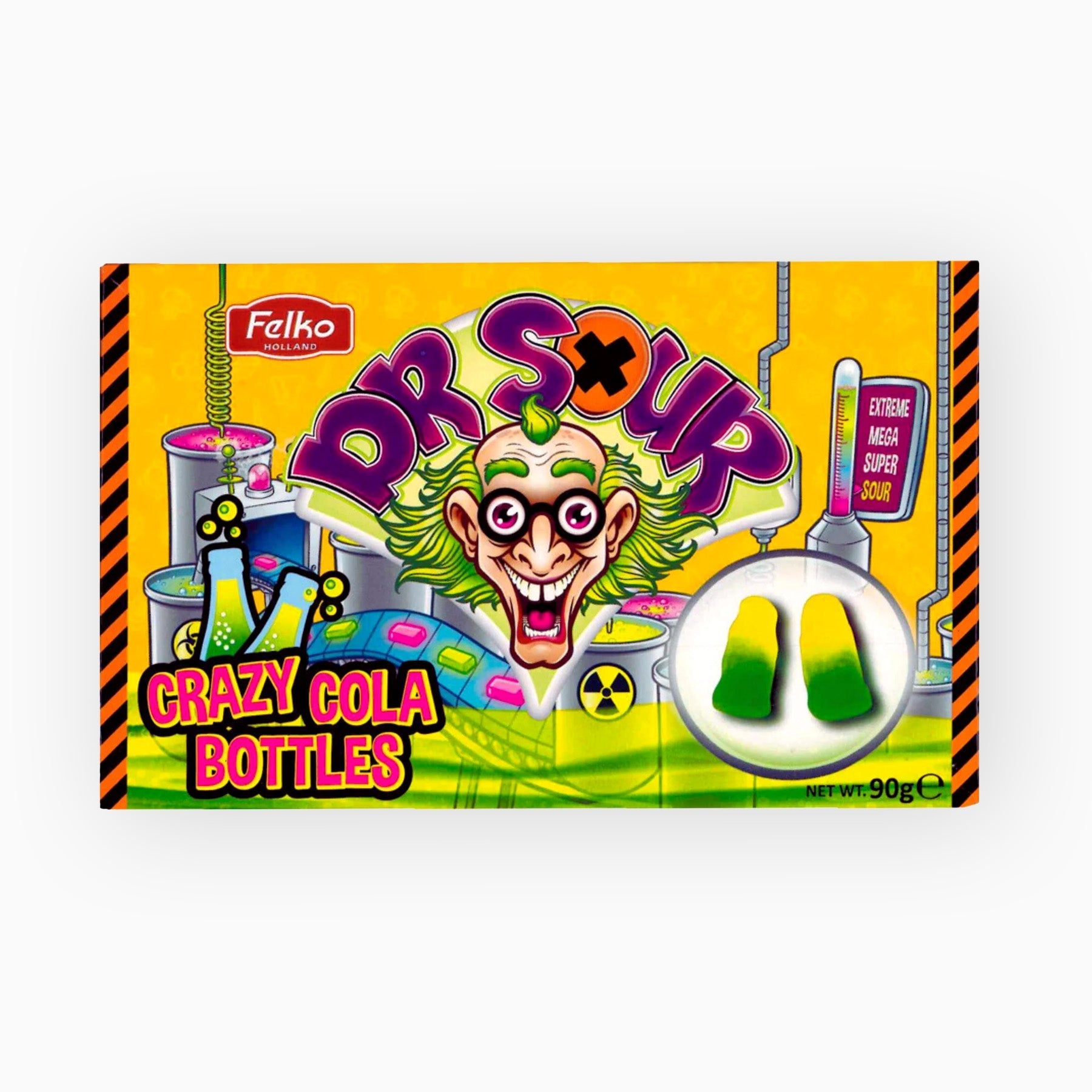 Dr Sour Crazy Cola Bottles 90g 1
