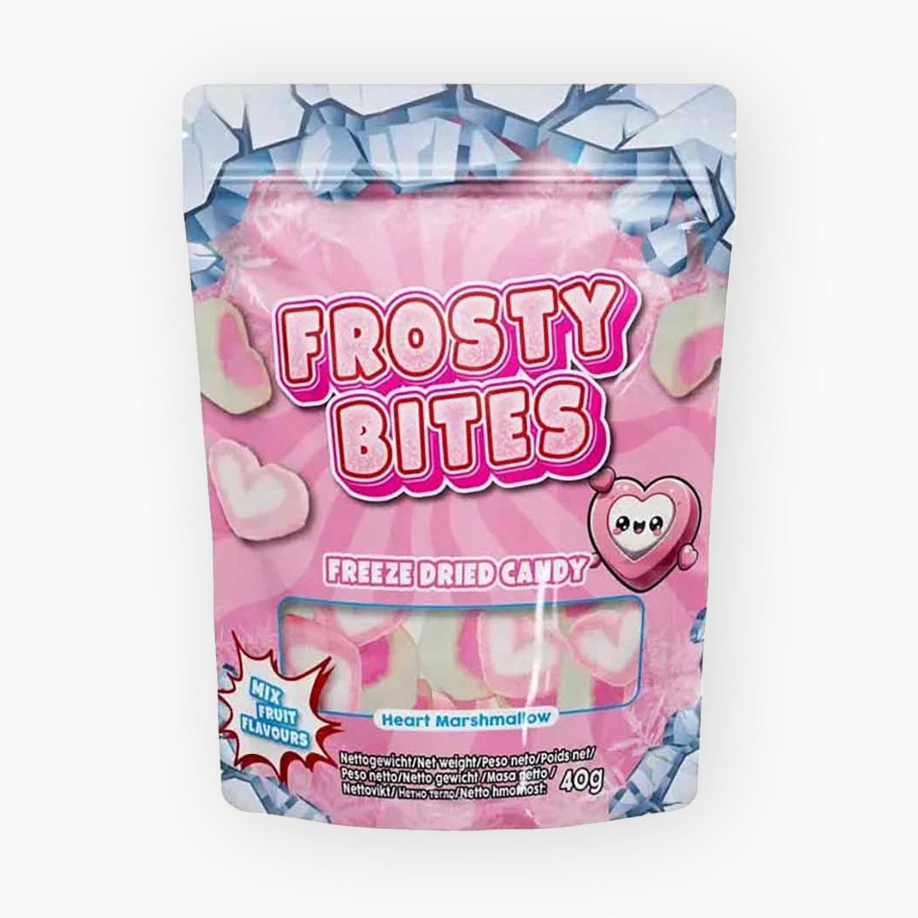 Frosty Bites Heart Marshmallow 40g