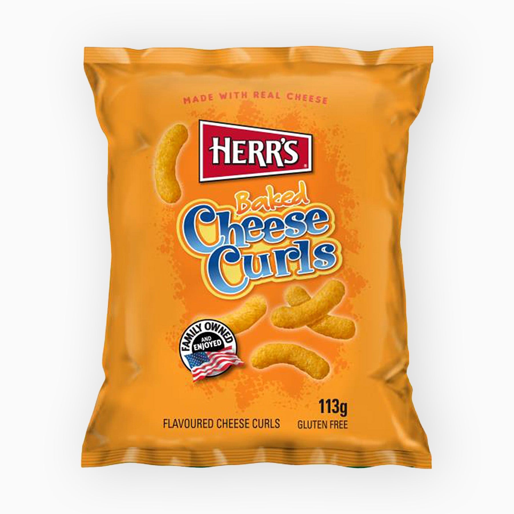 Herrs Baked Cheese Curls 113 G