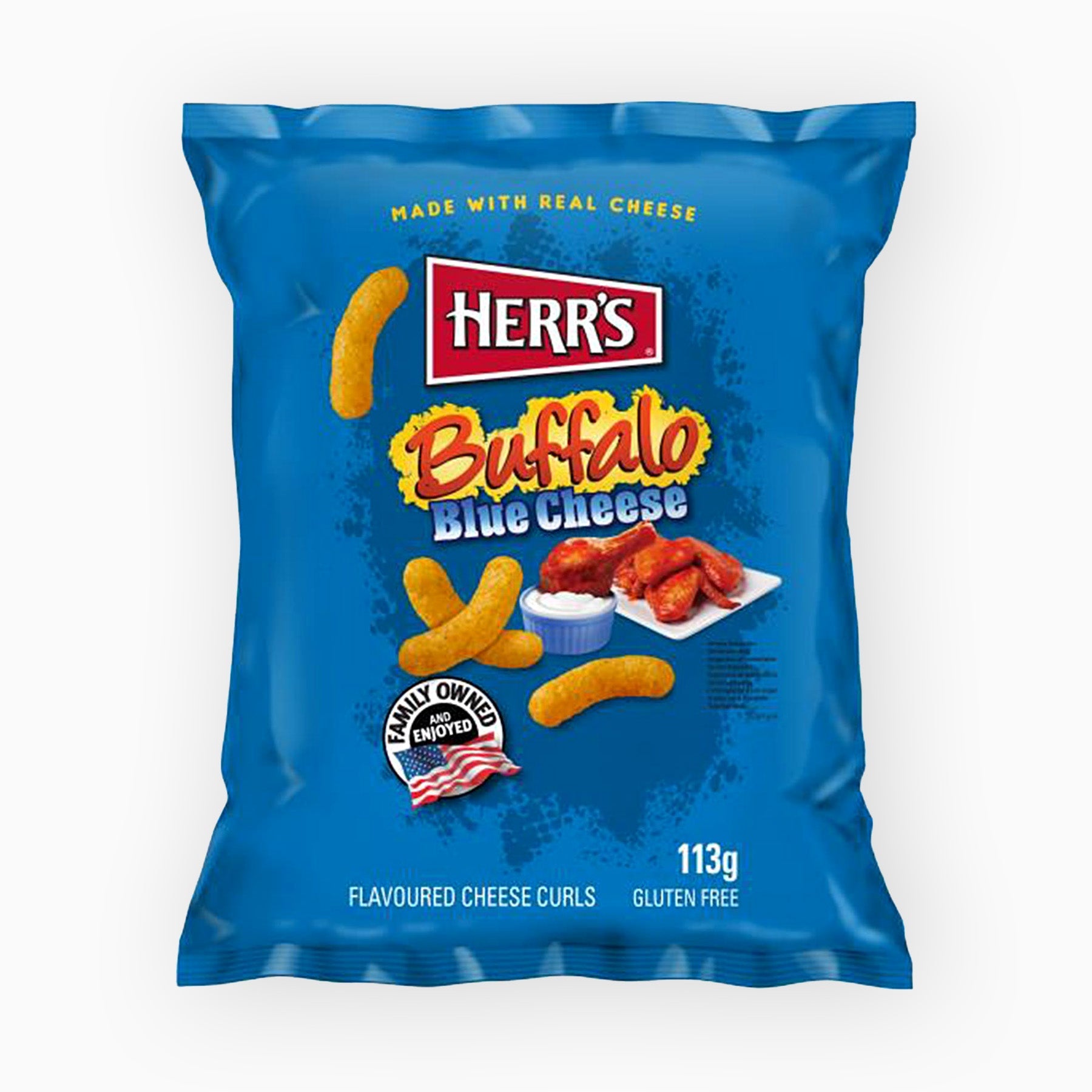 Herrs Buffalo Blue Cheese Curls 113 G