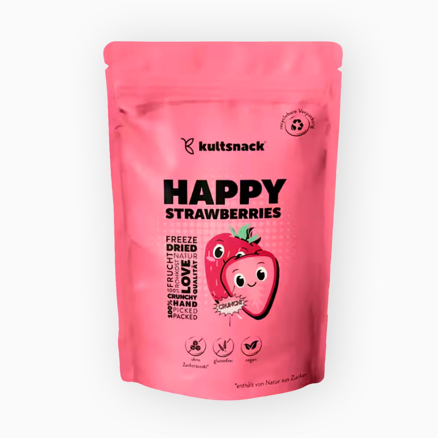 Kultsnack Happy Birthday Erdbeeren Gefriergetrocknet 18g 1