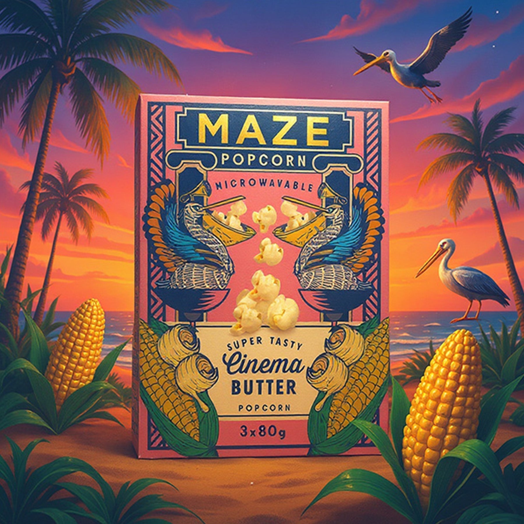 Maze Popcorn Cinema Butter 240g 2