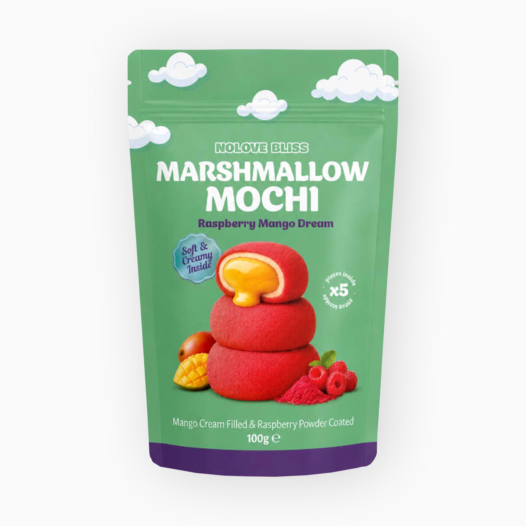 Marshmallow Mochi Bomb Raspberry Mango Dream