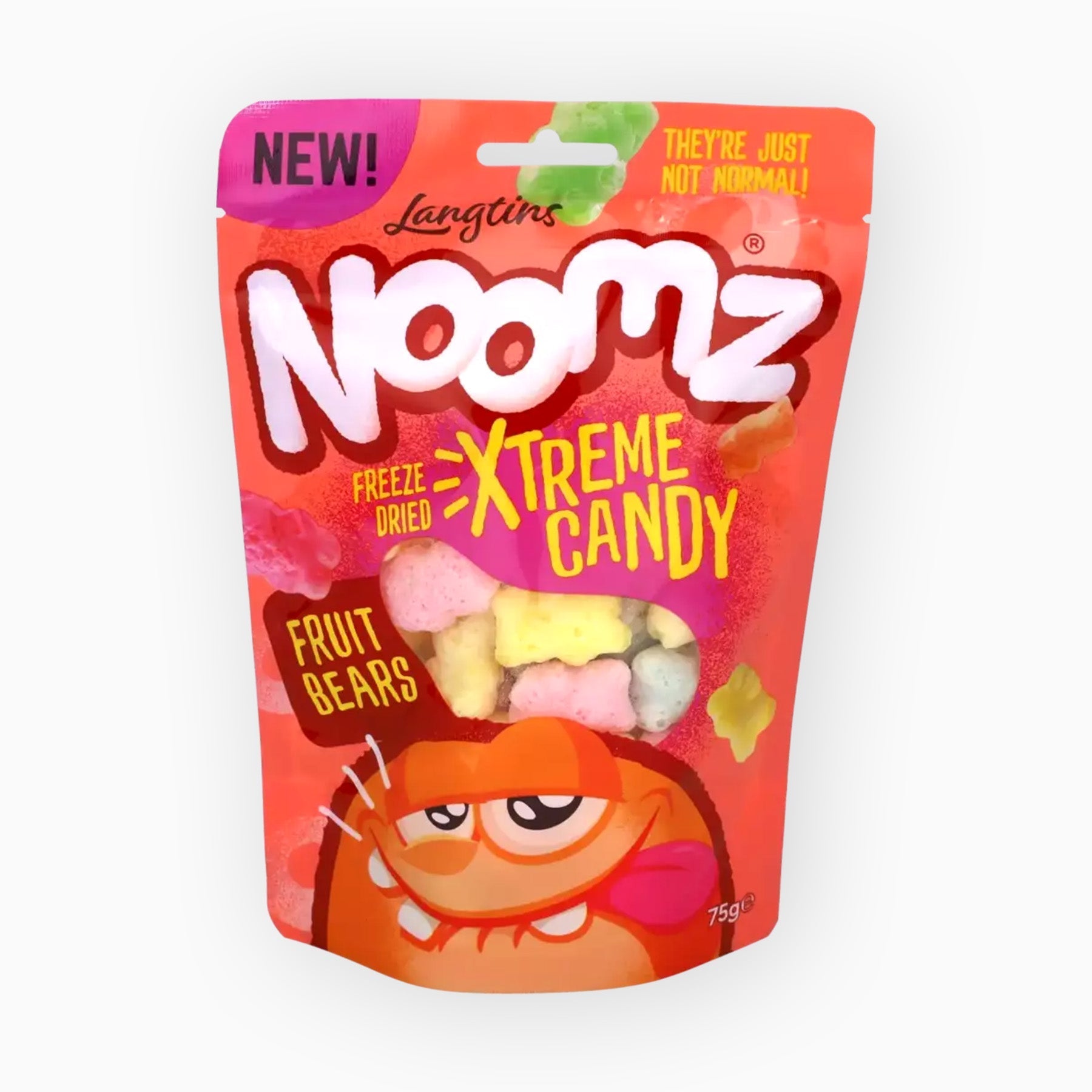 Noomz Freeze Dried Sweets Fruit Bears 75g 1