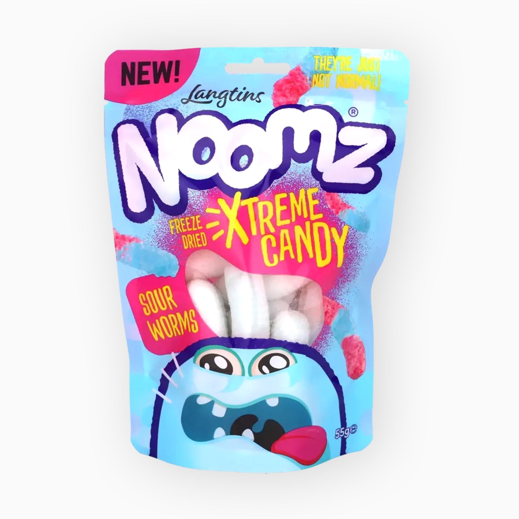 Noomz Freeze Dried Sweets Sour Worms 55g 1