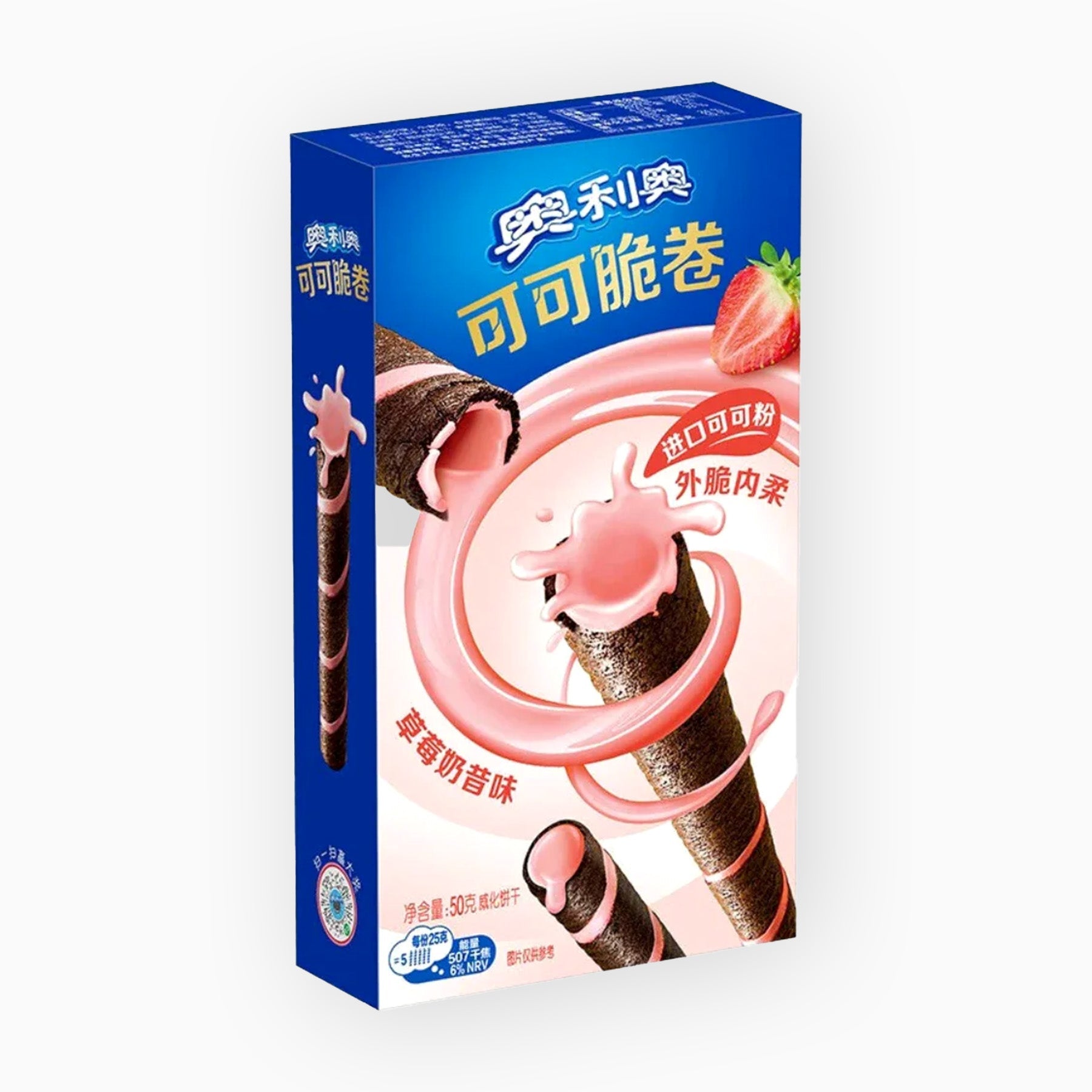 Oreo Cocoa Crisp Roll Strawberry 50 G