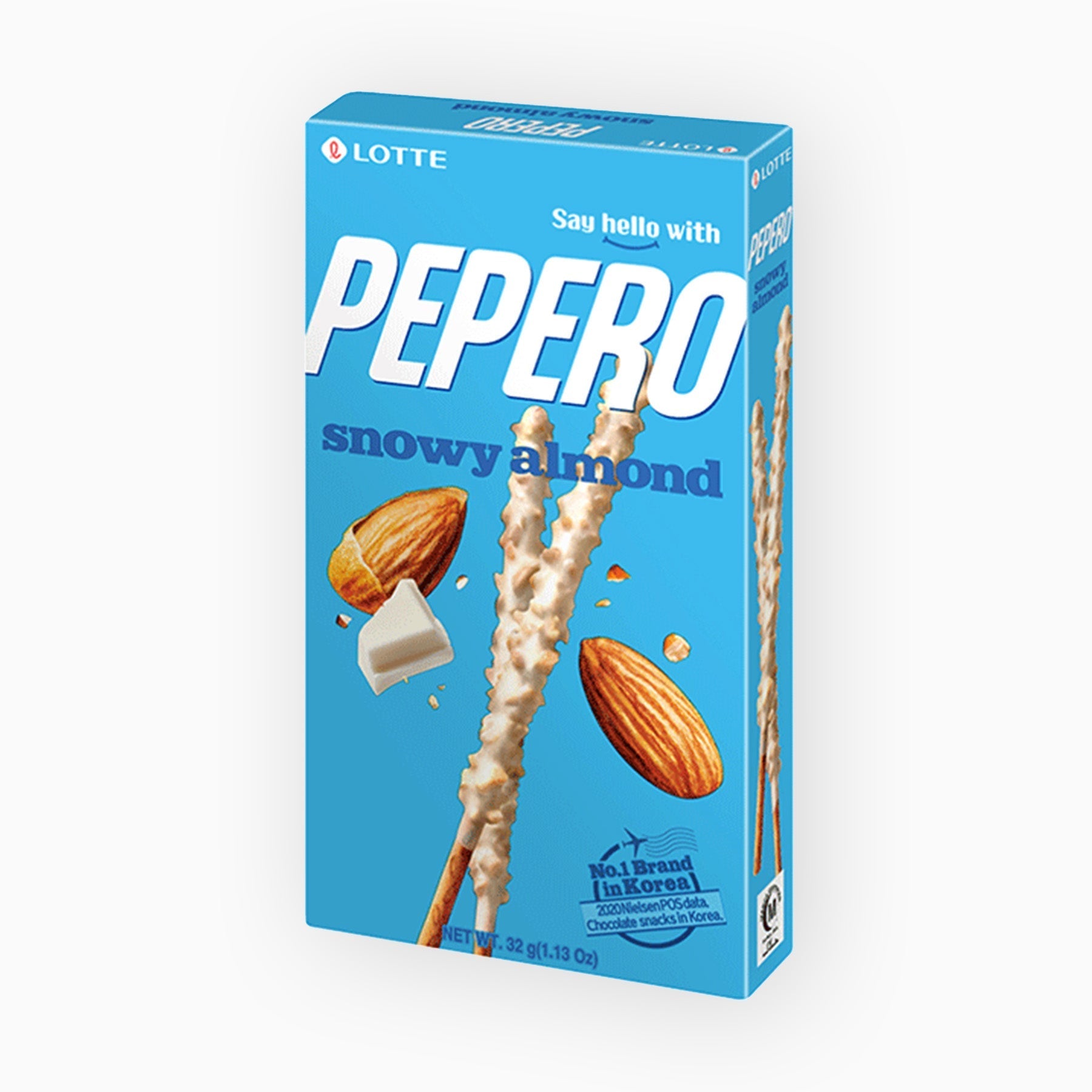 Pepero Snowy Almond 32g 1