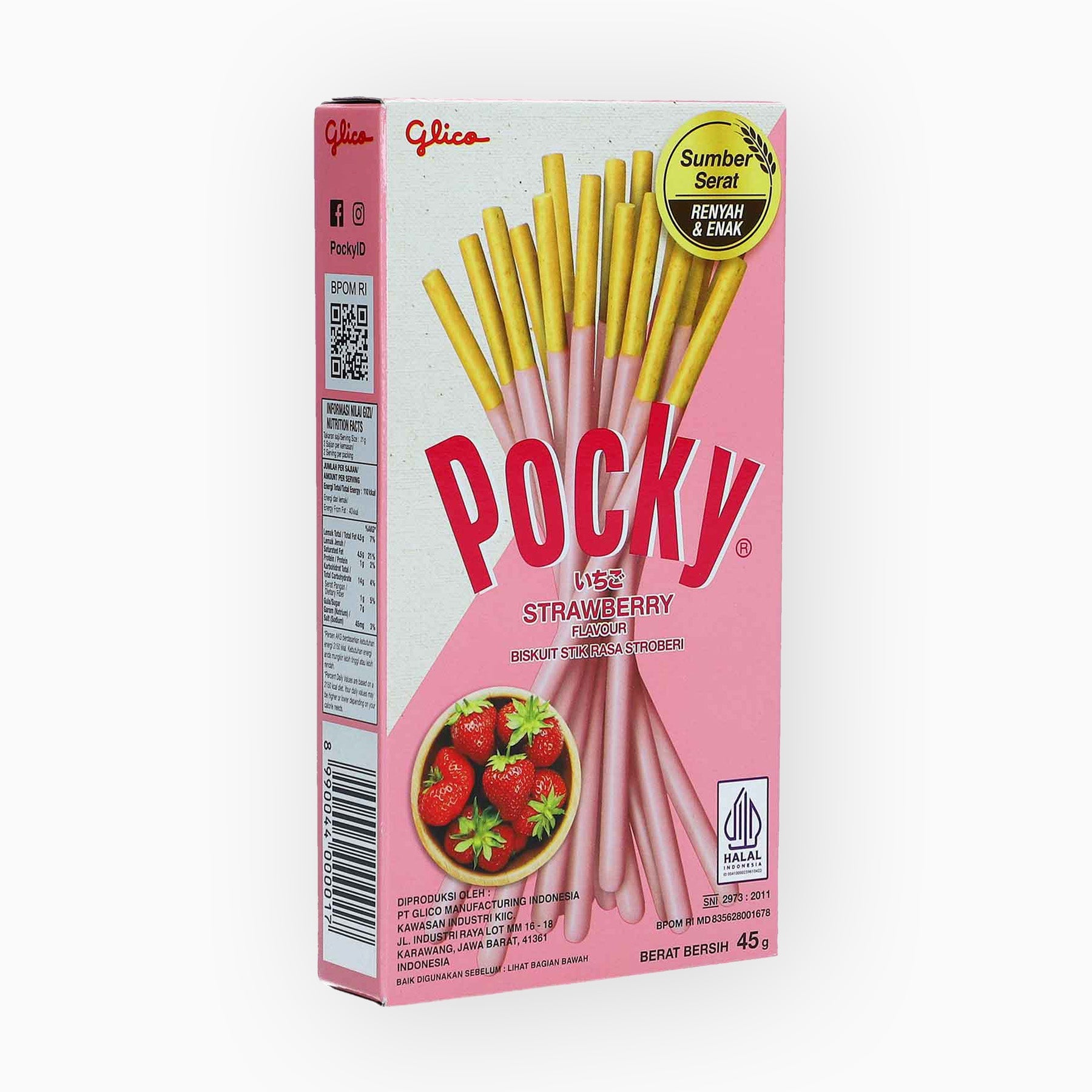 Pocky Strawberry 45g 1