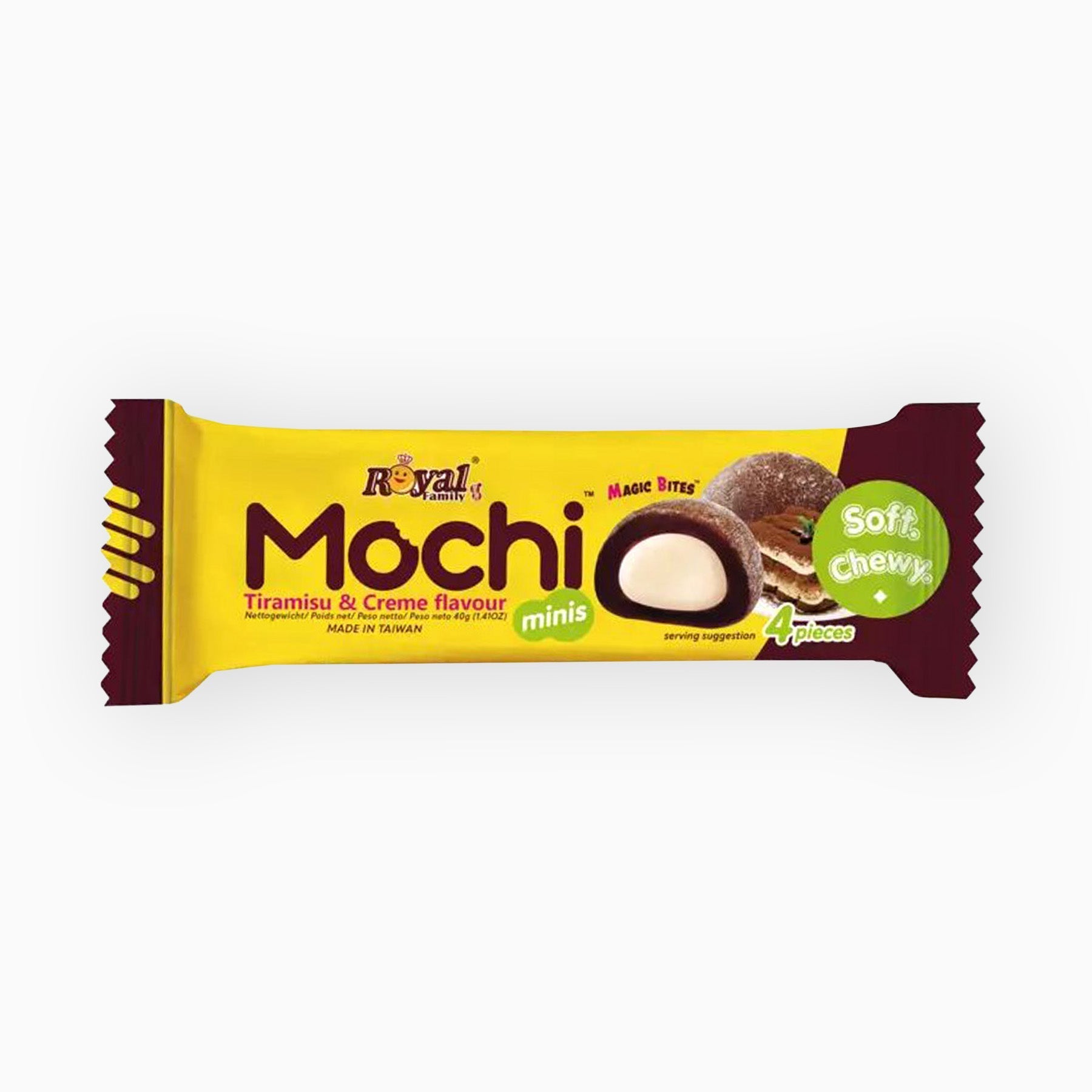 Royal Family Mochi Mini Tiramisu Snack 40g 1