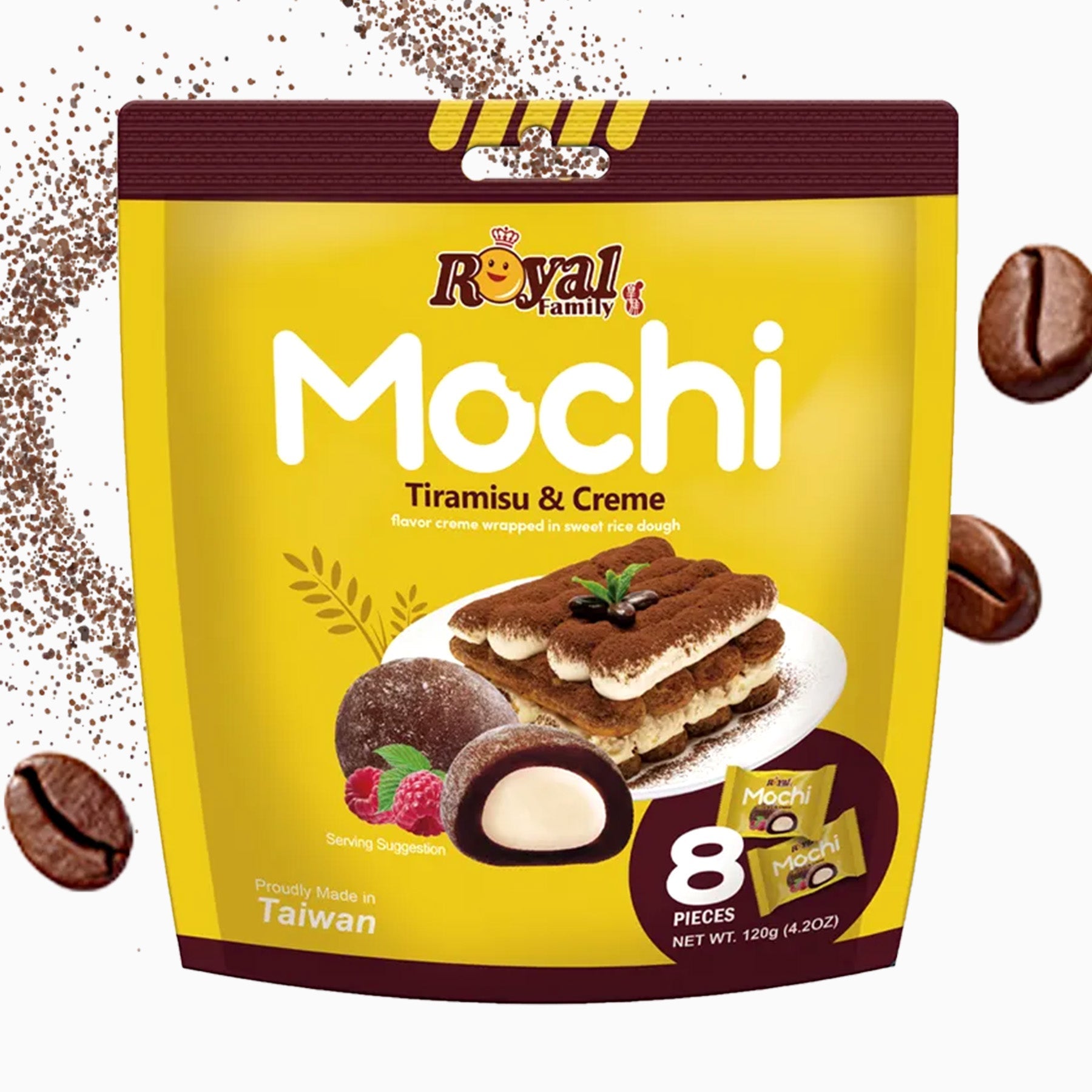 Royal Family Mochi Tiramisu Cream 120g 2