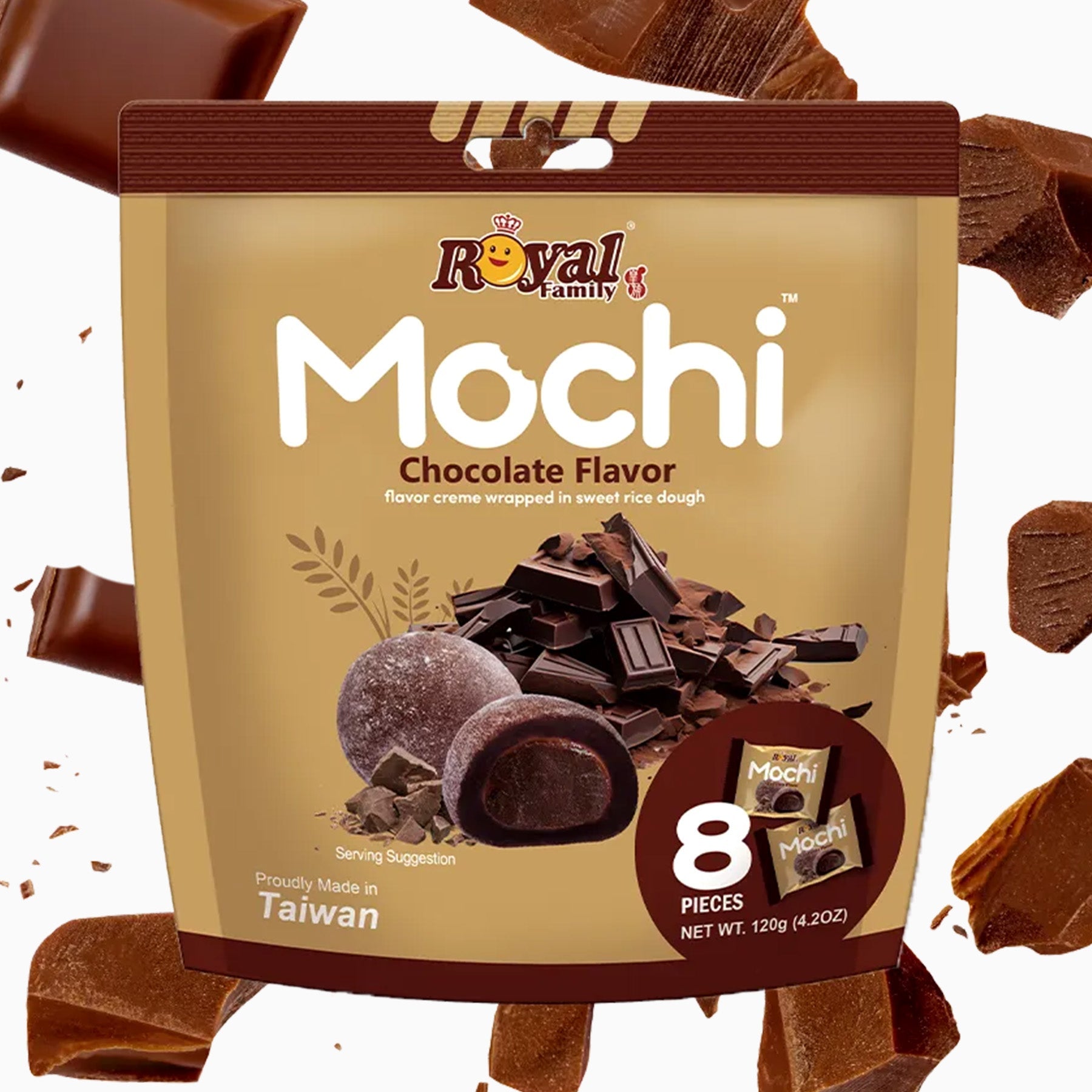 Royal Family Mochi Chocolate 120g 2