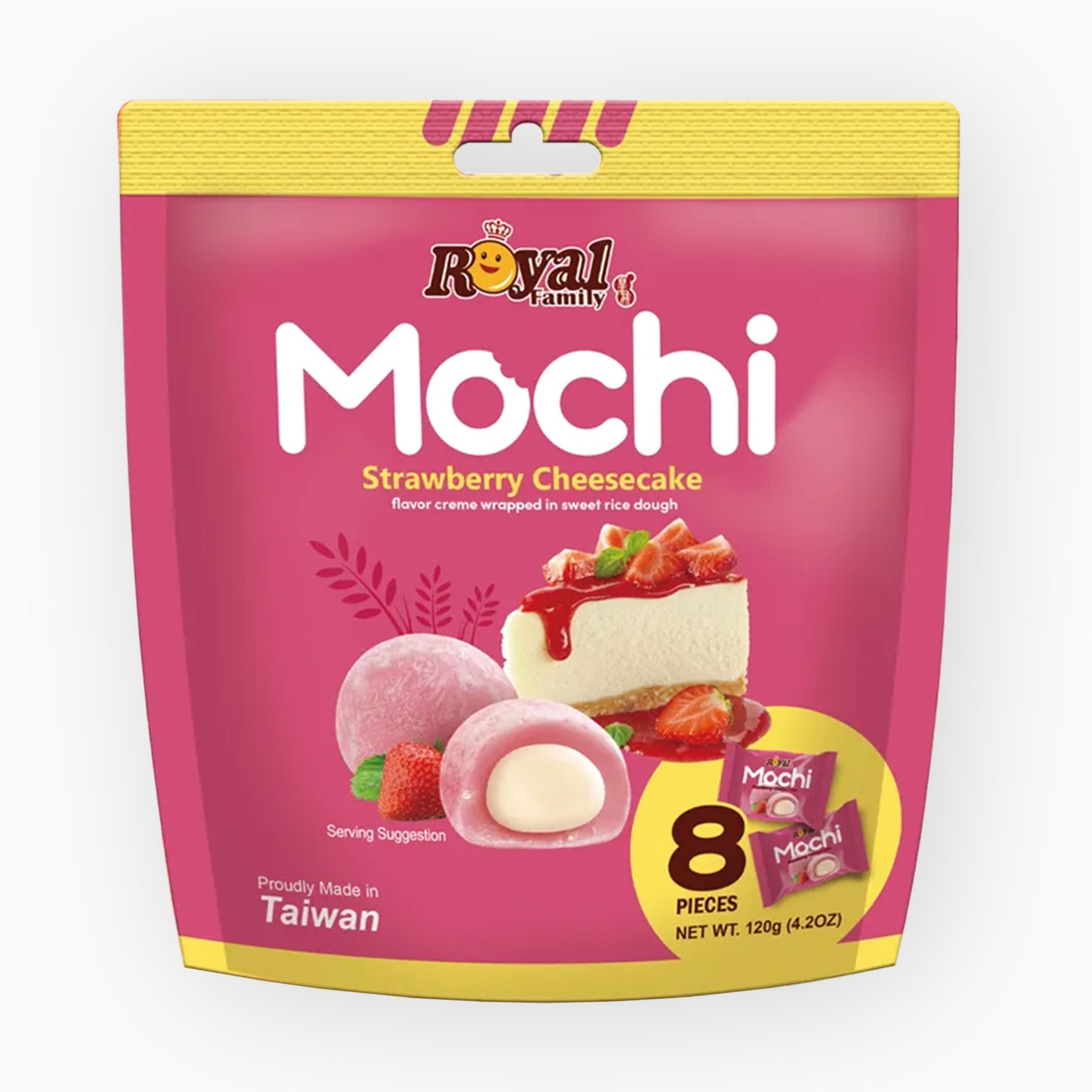 Royal Family Mochi Strawberry Cheescake 120g 1