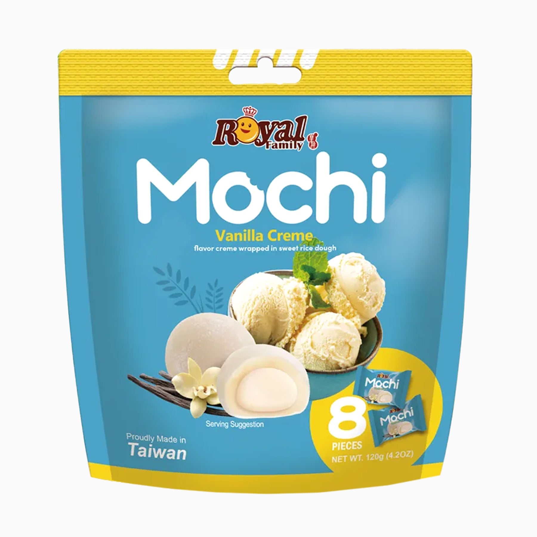 Royal Family Mochi Vanilla Creme 120g 1