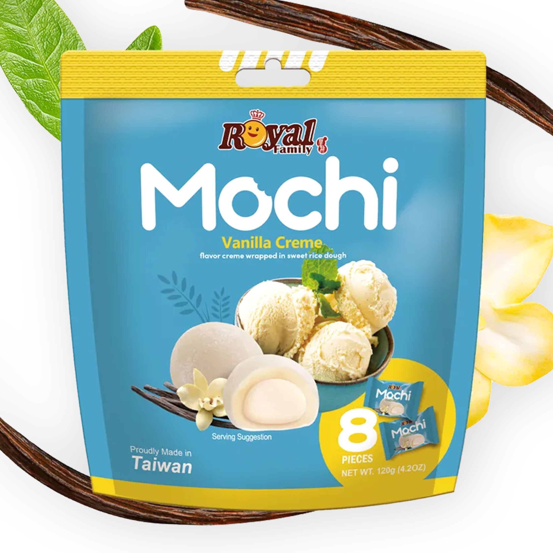 Royal Family Mochi Vanilla Creme 120g 2