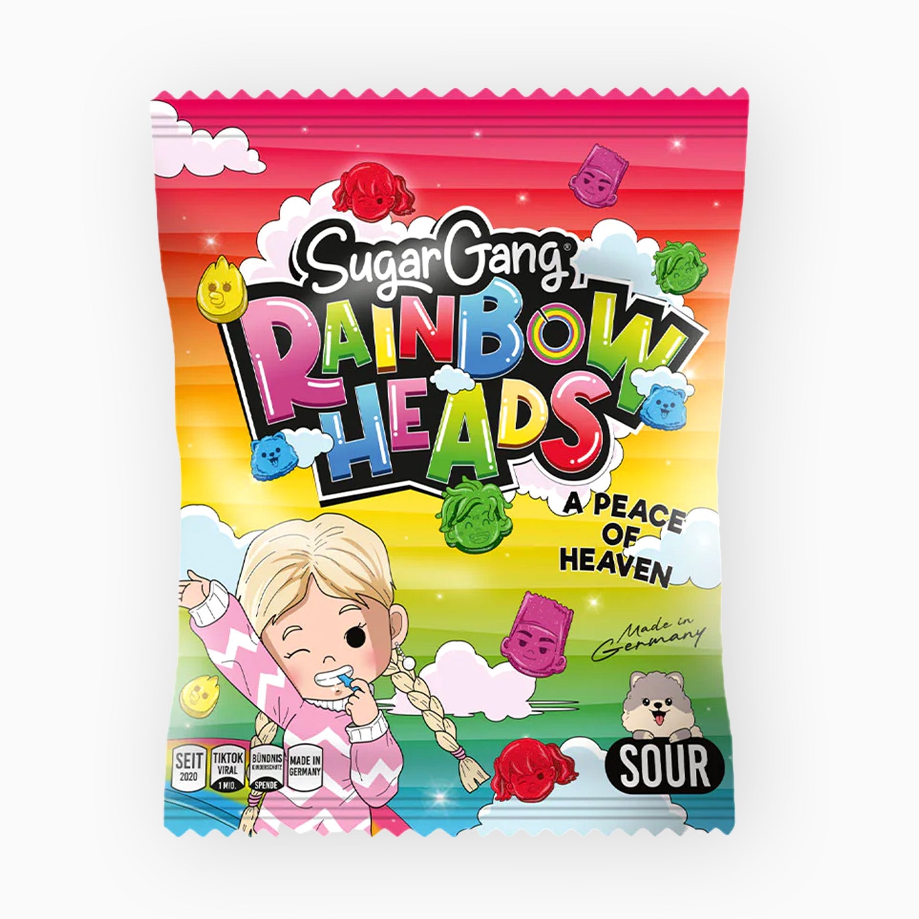 Sugargang Rainbow Heads Sweet 105 G